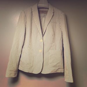 Burberry Brit Striped Blazer Like new